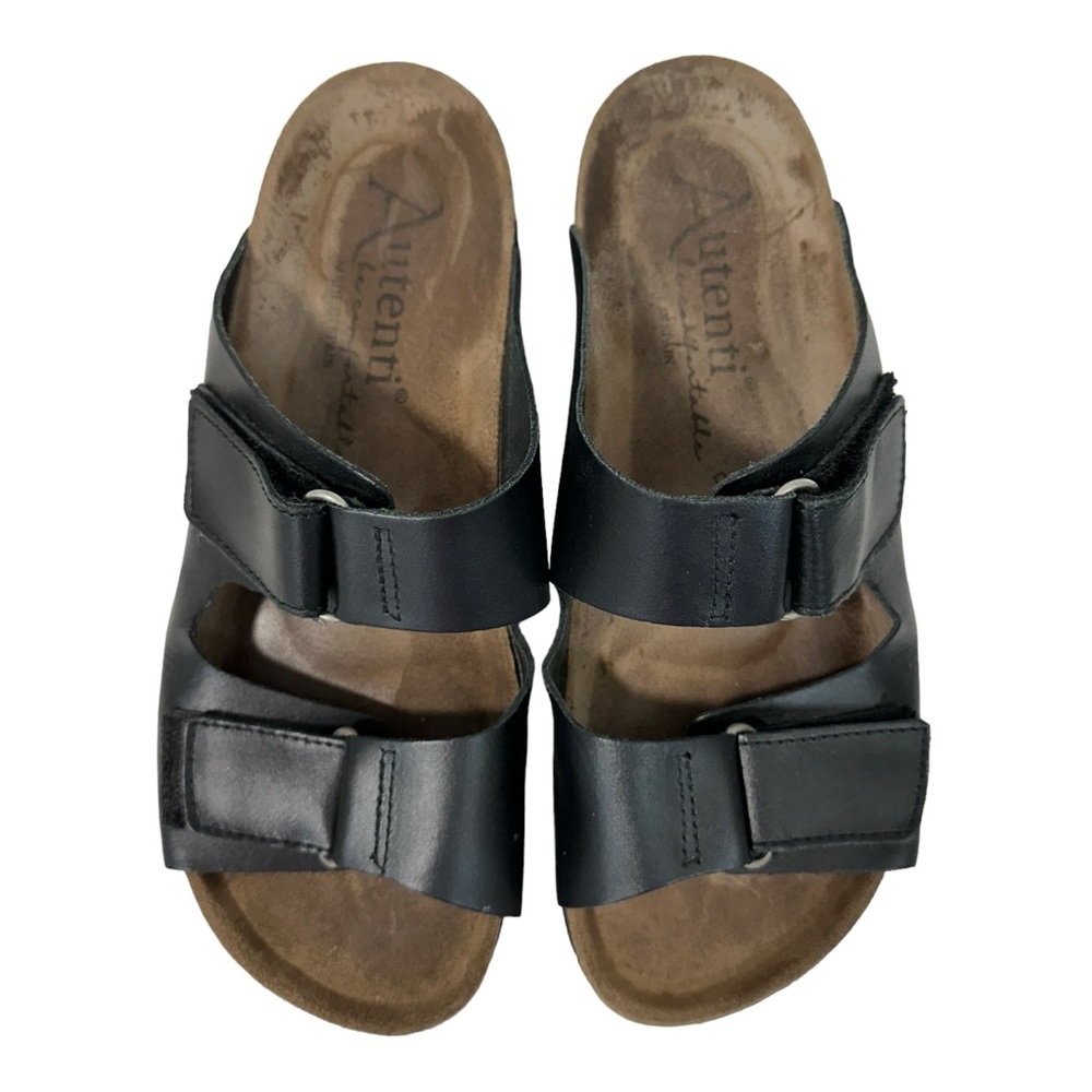 Autenti 11816 be comfortable leather sandals Made in Spain Size 38